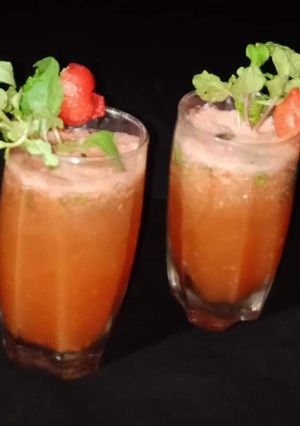 A picture of Melon Mango Mocktail.