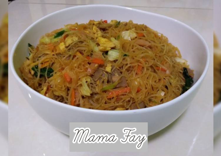 Resep Bihun Goreng Basosis, Enak