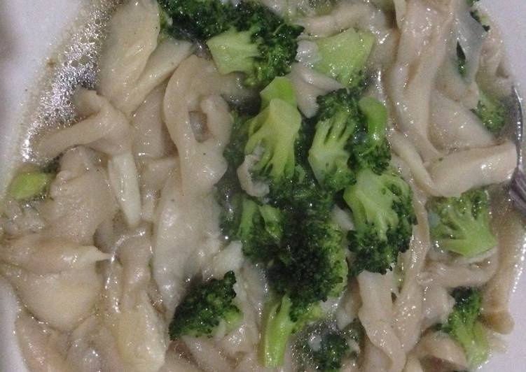 Cara Gampang Membuat Brokoli ca jamur Anti Gagal