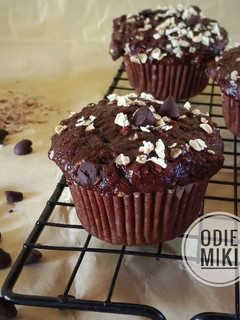 Foto resep Oat Choco-Mocca Banana Muffin