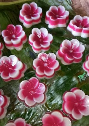 Foto resep Kue Lapis Bunga