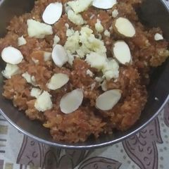 Gajar ka halwa A picture of Gajar ka halwa.