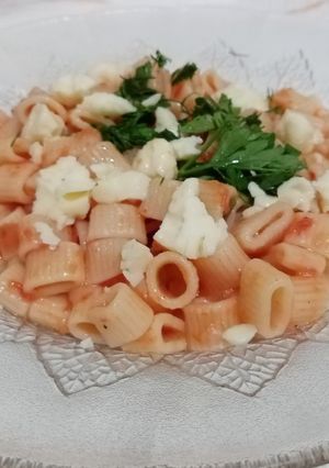 O poză a rețetei Paste în sos de legume.