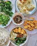 Ăn lễ với bún đậu xì dầu 😆