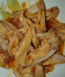 sụn gà xào sa tế