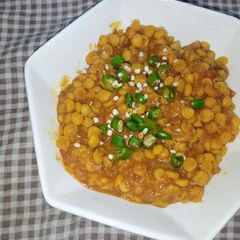 A picture of Dhaba Style Chana Daal.