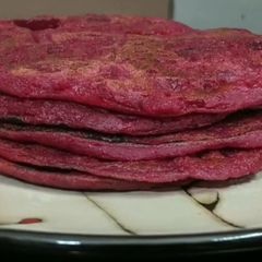 A picture of Beetroot Pancakes.