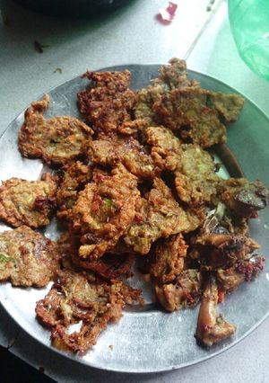 Hình của món Cá sặc suối chiên chả mùng 6 tết.