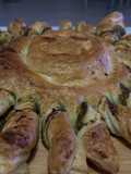 Hojaldre con Camembert y pesto