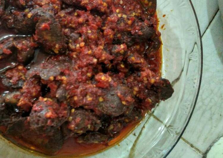 Resep Sambal ati ayam yang Enak