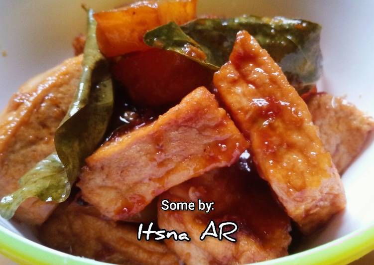 Bumbu Tahu kecap pedas manis polmantul | Bahan Membuat Tahu kecap pedas manis polmantul Yang Enak Banget