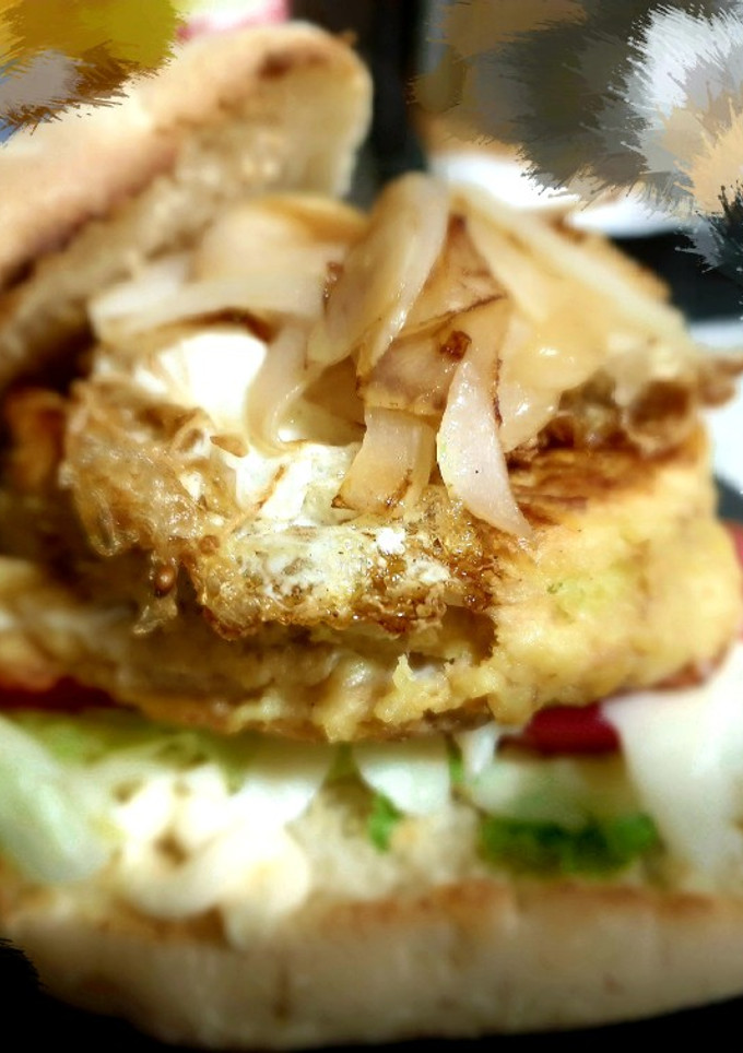 Una foto de 🐟🐟Hamburguesa de Atún🐟🐟