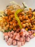 Ensalada de garbanzos con pimentón dulce
