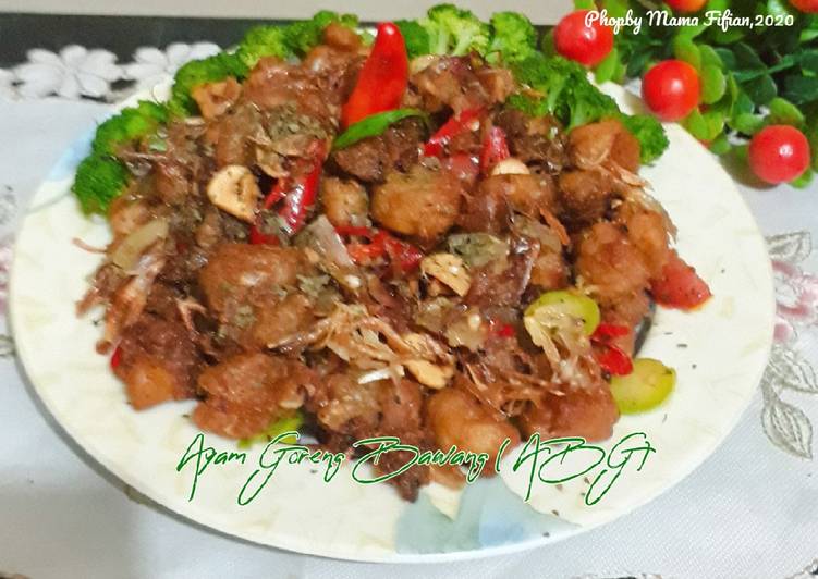 Bagaimana Menyiapkan Ayam Bawang Goreng (ABG), Sempurna