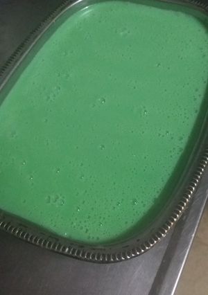 Una foto de Postre de maicena. Adaptación infantil con color