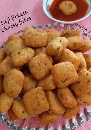 A picture of Suji Potato Cheesy Bites.