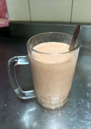超簡易—木瓜牛奶 的食譜成品照片