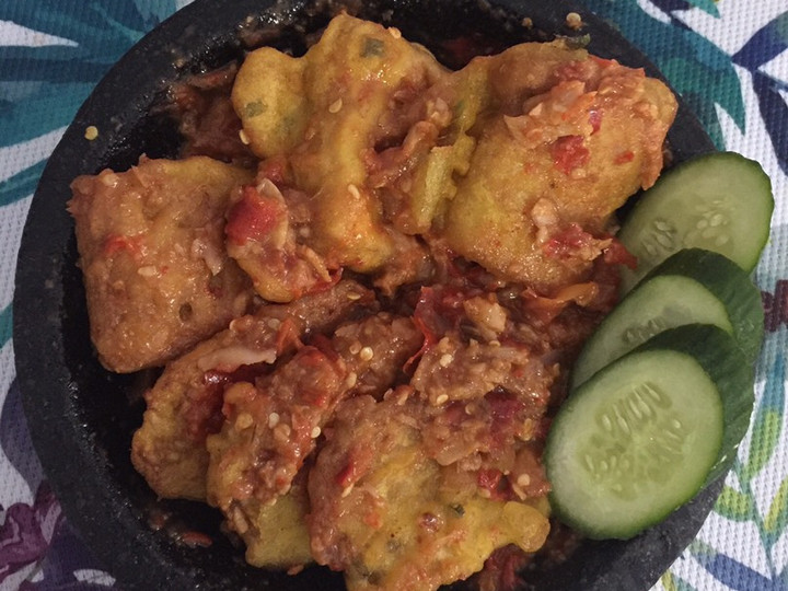 Resep: Tahu Tempe Penyet penggugah selera Yang Mudah