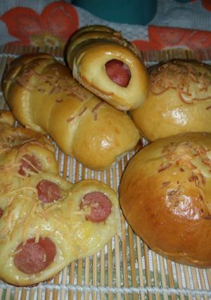 Foto resep Roti sosis & Roti Keju
