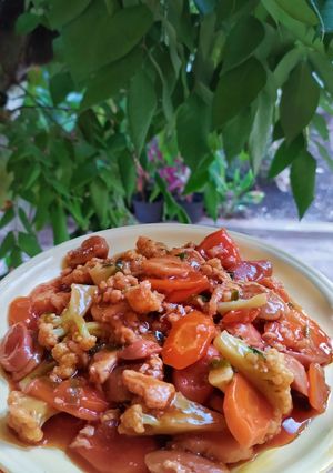 Foto resep Capcay Kuah Kental Pedas