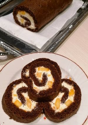 GM Piskótatekercs barackos túrókrémmel recept fotója