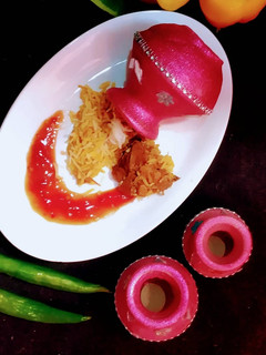 A picture of Chicken biryani.