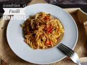 Gambar pasta fusilli tuna