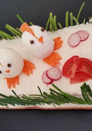 Une photo de Sandwich cake