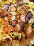 Pancit Canton w/Crispy Pork Belly