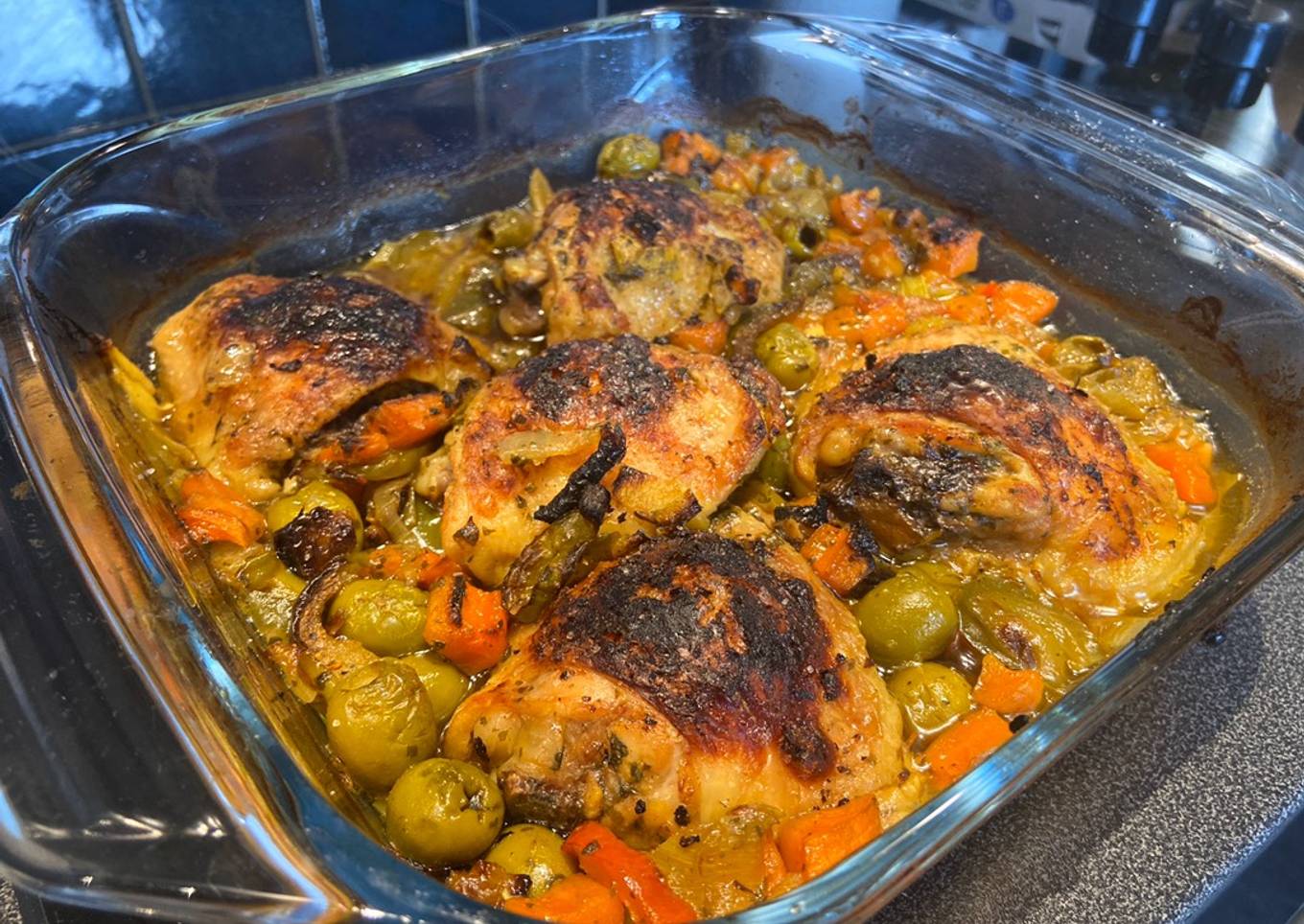 Morrocan style chicken Tajine SO GOOOD!