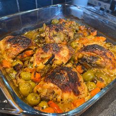 Morrocan inspired chicken Tajine SO GOOOD! A picture of Morrocan inspired chicken Tajine SO GOOOD!.
