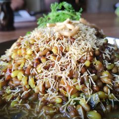 A picture of Matki usal (moth beans).