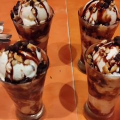 Cold Coffee With Ice cream Choco Chips A picture of Cold Coffee With Ice cream Choco Chips.
