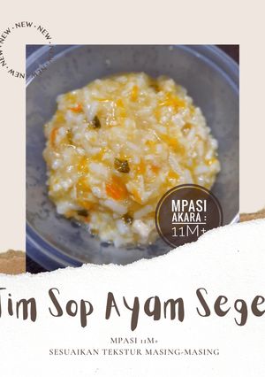 Foto resep MPASI 11M+ : Tim Sop Ayam Seger