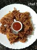 Crispy Kanda bhajiye for beginners