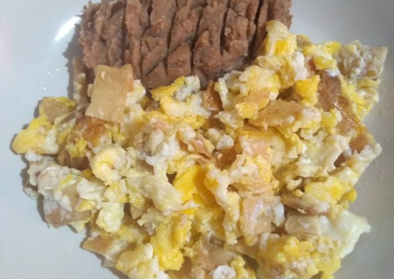 Miguitas con huevo 😋