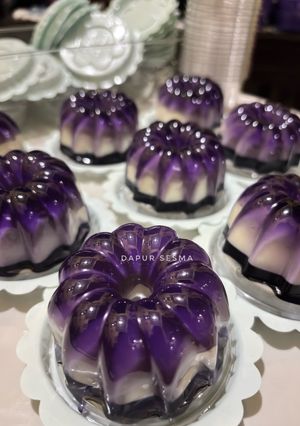 Foto resep Puding Semburat Anggur Leci