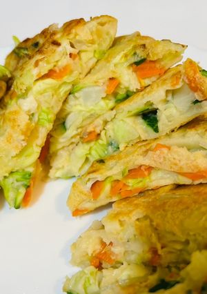 蔬菜煎餅 的食譜成品照片