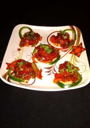 A picture of Bottle Gaurd Dry Manchurian.
