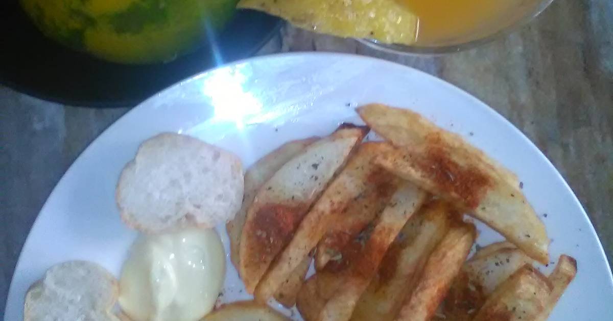 Batata frita na airfryer Receita por Vinicius Silva - Cookpad