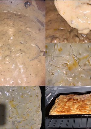 A picture of Ouma’s chicken and mushroom pie.