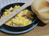 Huevos con salame