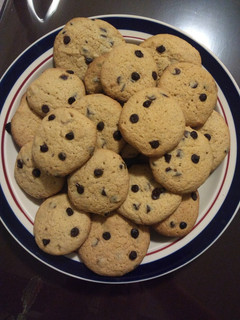 Una foto de Galletas de chispas de chocolate