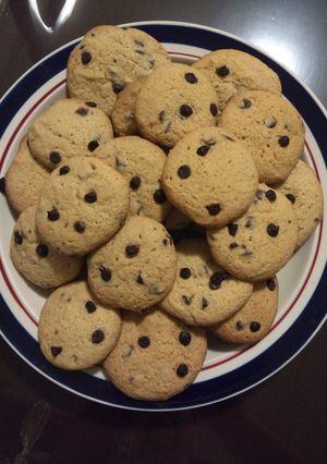 Una foto de Galletas de chispas de chocolate