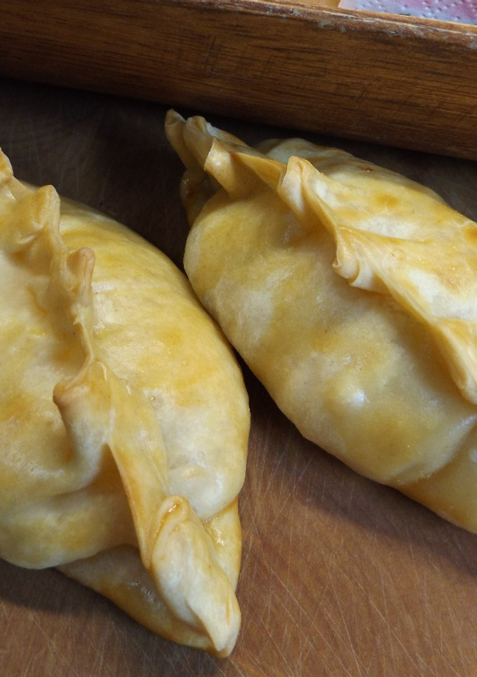 Una foto de Empanadillas horneadas de pechuga de pavo