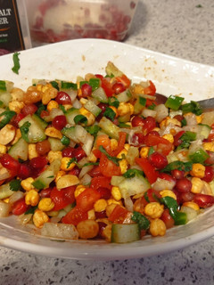 A picture of Peanut chaat.