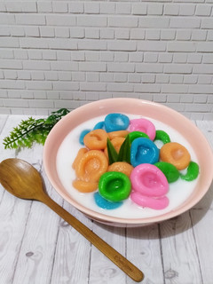 Foto resep Kicak Rainbow Bekuah Santan