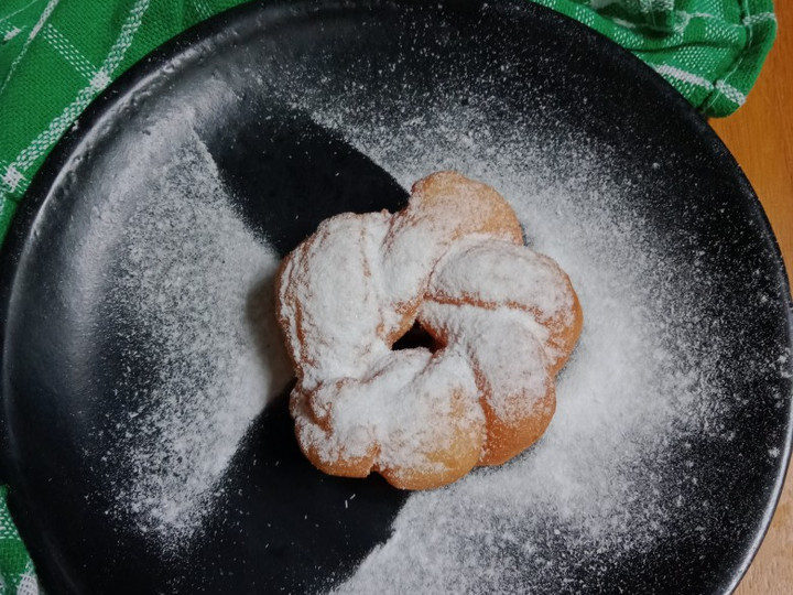 Resep Donat Kepang (Eggless), Lezat