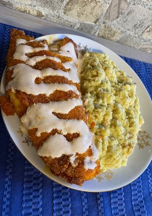Paprikás rizsdarában tőkehalfilé karfiolpürével 🤩 recept fotója