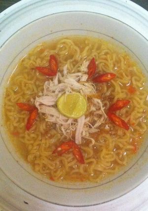 Foto resep Mie Kuah Geprek